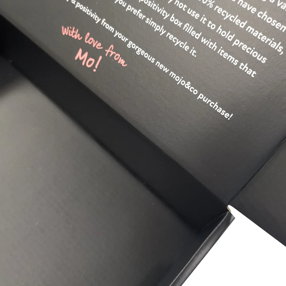 High Quality Oem Large Customized Recycled Black Cardboard Shipping Mailer Subscription Gift Paper Box Corrugated Carton