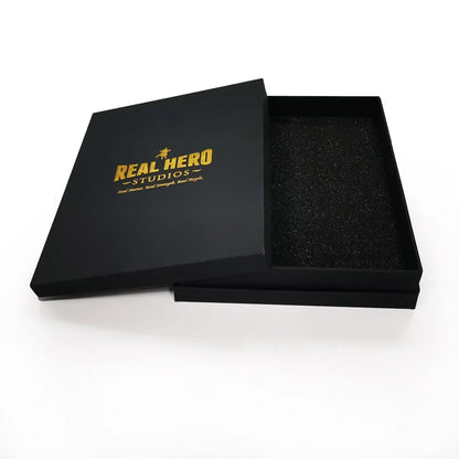 Free Sample Gift Box High Quality  Heaven and Earth Cover Box Gold Foil Logo Packaging