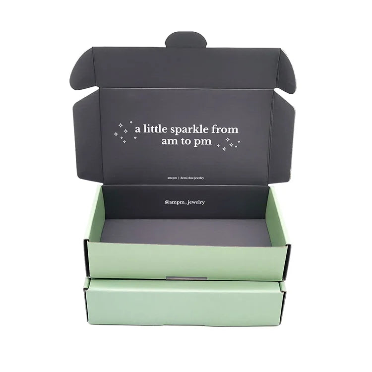 Custom  Printed Biodegradable Cardboard  Jewelry Packaging E-Commerce Subscription Shipping Mailing Box with Factory  Price