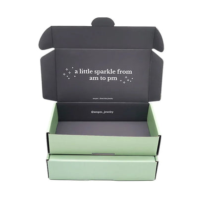 Custom  Printed Biodegradable Cardboard  Jewelry Packaging E-Commerce Subscription Shipping Mailing Box with Factory  Price