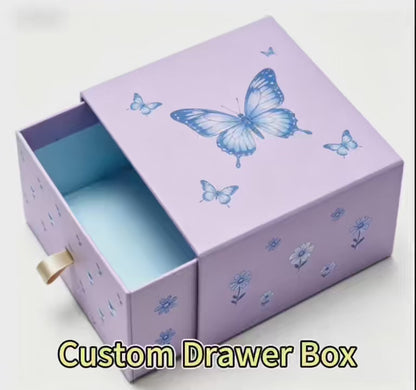 Custom Size Slide Drawer Rigid Gift Box Recyclable Multi Size Optional Jewelry Perfume Cosmetic Watch Packaging Custom Logo Contact Us For Custom Dimension Drawer Packaging Solutions