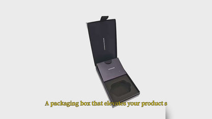Customized Luxury High End Portable Eco Friendly Rigid Gift Box Magnetic Flip Handle Carry Design Recyclable Cosmetic Wine Jewelry Packaging Custom Logo Size Contact Us For Portable Premium Gift Packaging Solutions