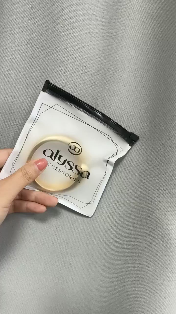 Custom Printed Frosted PVC Zipper Bags | Clear Logo Packaging for Jewelry & Apparel | MOQ 100 pcs