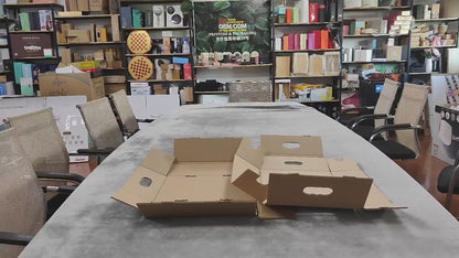 Package Design Kraft Box Custom Private Label Sustainable Corrugated Cardboard Paper Kraft Shipping Women Packaging Shoe Box FSC