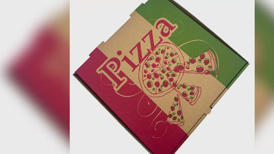 Custom Full-Color Printed Pizza Boxes | Food-Safe Corrugated Packaging with Logo | MOQ 100 pcs
