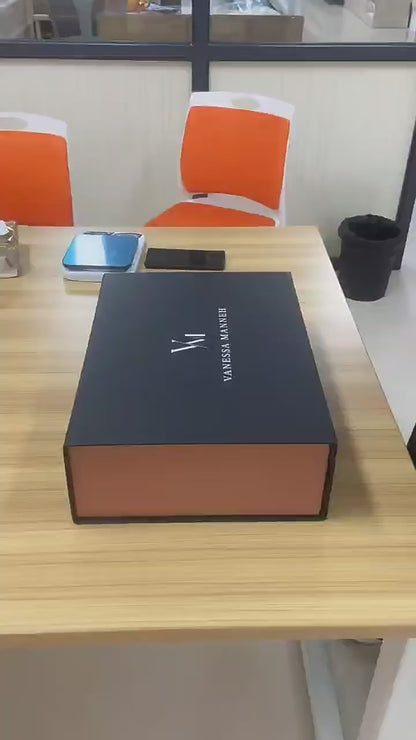 Luxury Matte Custom Pink Personalized Embossed Logo Magnetic Foldable Rigid Gift Box Flat Collapsible Flip Lid Box Cosmetic Jewelry Wedding Hamper Packaging OEM Wholesale
