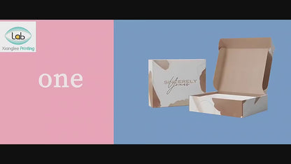 Custom Printed Postal Standard Corrugated Airplane Mailing Box Recyclable Foldable Apparel Cosmetic Jewelry International Shipping Packaging Custom Logo Size Contact Us For Postal E-commerce Mailer Box Solutions
