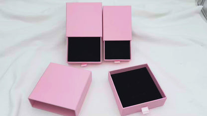 Custom High End Rigid Jewelry Gift Box Magnetic Flip Velvet EVA Lined Ring Necklace Bracelet Earring Packaging Custom Logo Size Contact Us For Luxury Jewellery Packaging Solutions