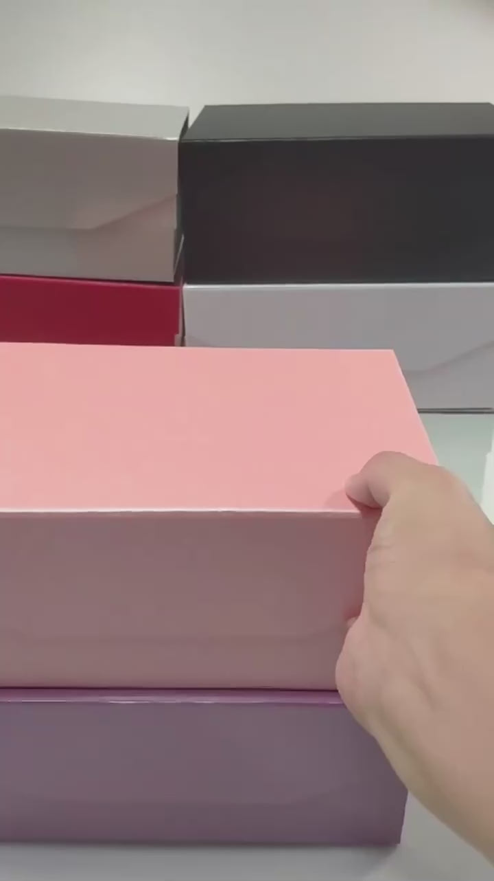 Custom Geometric Foldable Magnetic Gift Box | Multi-Color Metallic & Matte Finish for Beauty Perfume Jewelry & Holiday Gifts | MOQ 100 pcs