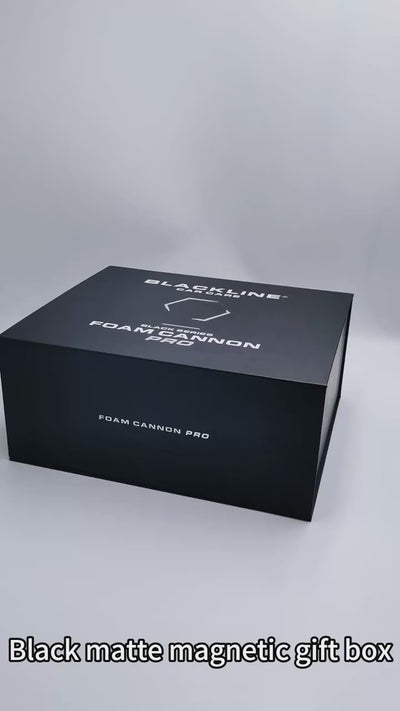 Custom All Matte Black Magnetic Gift Box | Brand Slogan Interior Print & Multi-Slot EVA Foam Insert for Tech Sports Men's Grooming & Flagship Corporate Gifts | MOQ 100 pcs