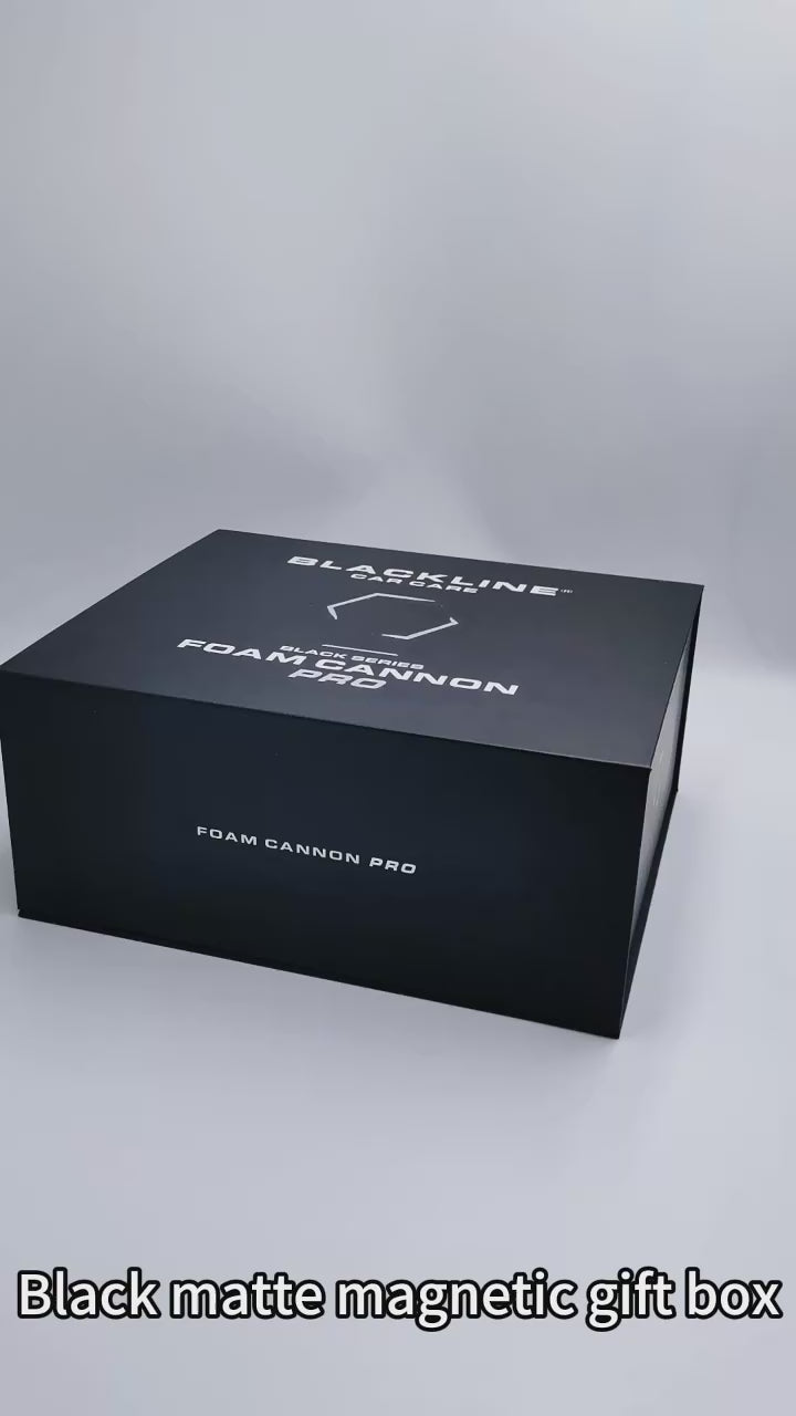 Custom All Matte Black Magnetic Gift Box | Brand Slogan Interior Print & Multi-Slot EVA Foam Insert for Tech Sports Men's Grooming & Flagship Corporate Gifts | MOQ 100 pcs